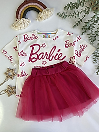 Barbie Tütü Etekli Takım