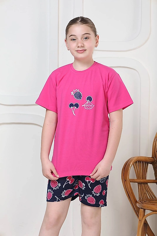 Meyve Desenli Pijama Takımı