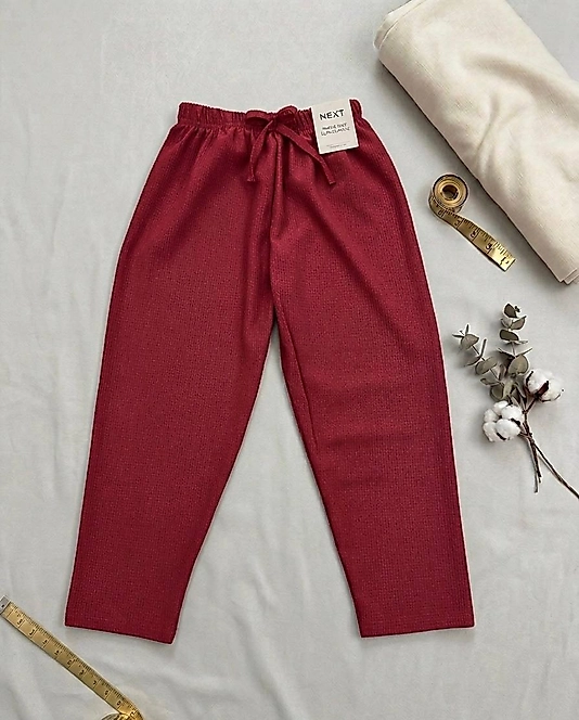 Bürümcük kumaş pantolon(kırmızı)