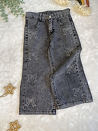 Fiyonk Taşlı Kot Pantolon