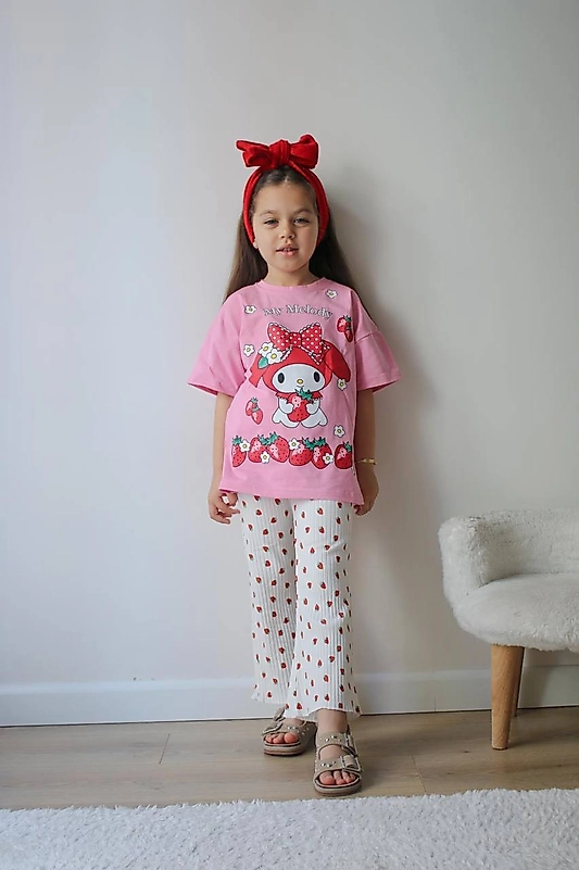 Çilek Taytlı Takım