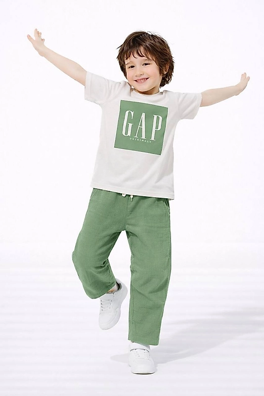 GAP Müslin Pantolonlu Takım(yeşil)