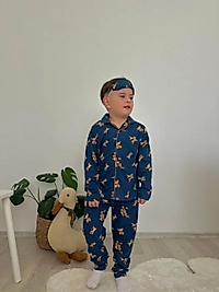 Sincaplı Uyku Bantlı Pijama