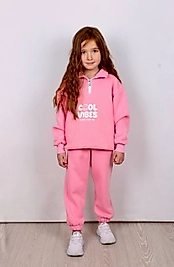 Pembe Good Vibes Şardonlu Takım