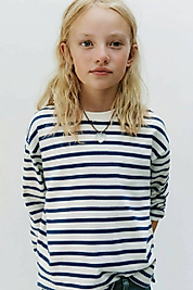 Mavi Çizgili Laci’el Paris Sweatshirt