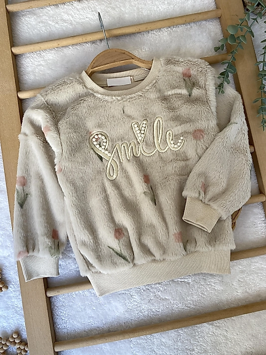 Krem Peluş Sweat