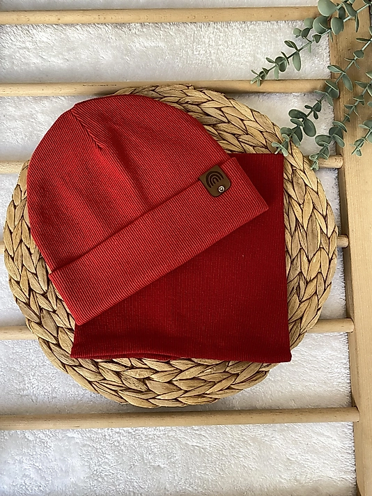 Kırmızı Bere/Boyunluk