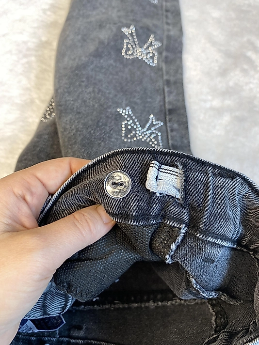 Fiyonk Taşlı Kot Pantolon