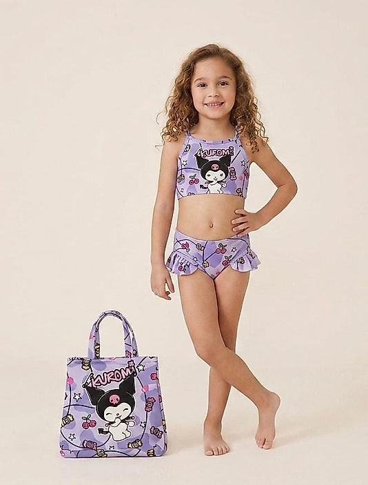 Kuromi Plaj Çantalı Bikini