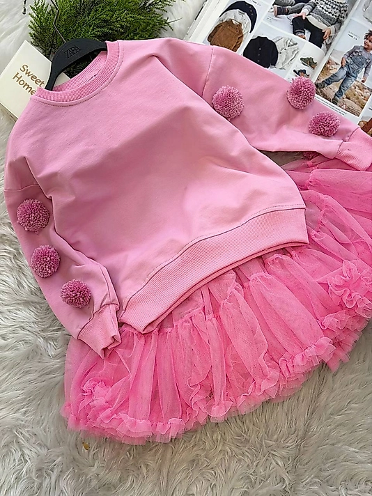 Ponponlu Karnaval Etekli Takım