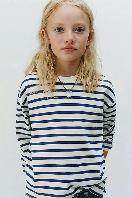 Mavi Çizgili Laci’el Paris Sweatshirt