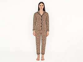 Leopar Desenli Anne Pijaması