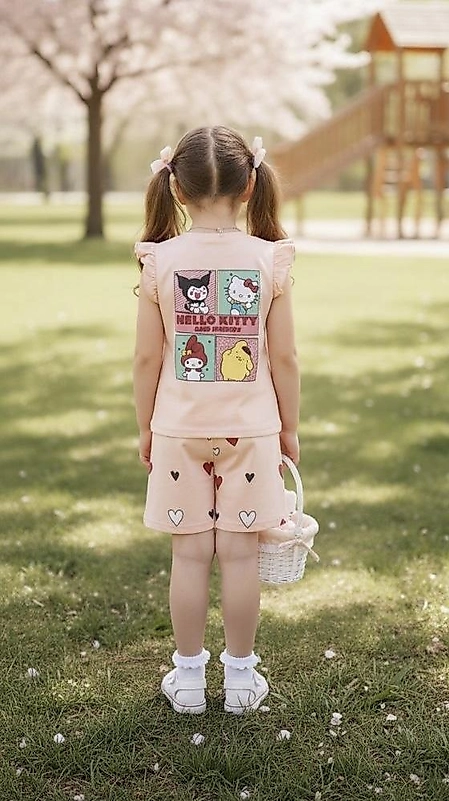 Hello Kitty Şortlu Takım