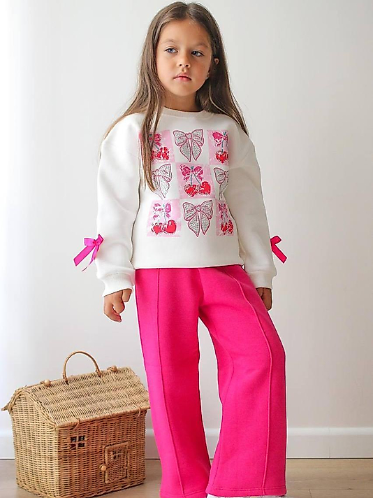 Taşlı Fiyonk Detaylı Şardonlu Takım