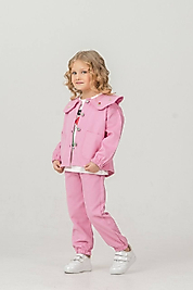 Yakası Çiçek Nakışlı 3lü Takım