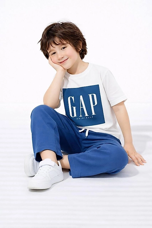 GAP Müslin Pantolonlu Takım(mavi)