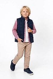 Lacivert Şişme Yelekli 4lü Takım